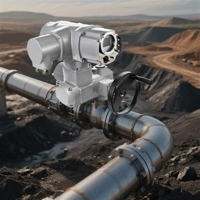 Atuador elétrico integrado inteligente para a indústria de mineração