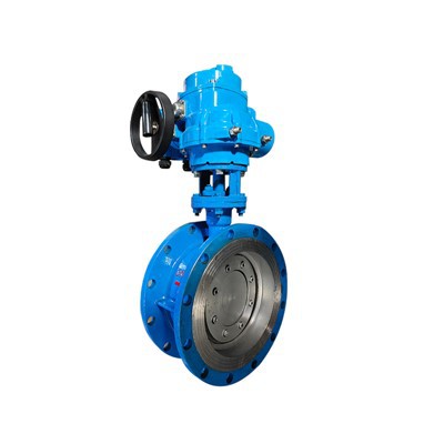 Válvula borboleta elétrica com flange WCB DN250 PN10