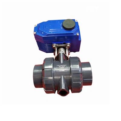 Válvula de esfera elétrica de PVC Q911F-10S 2 polegadas DN50